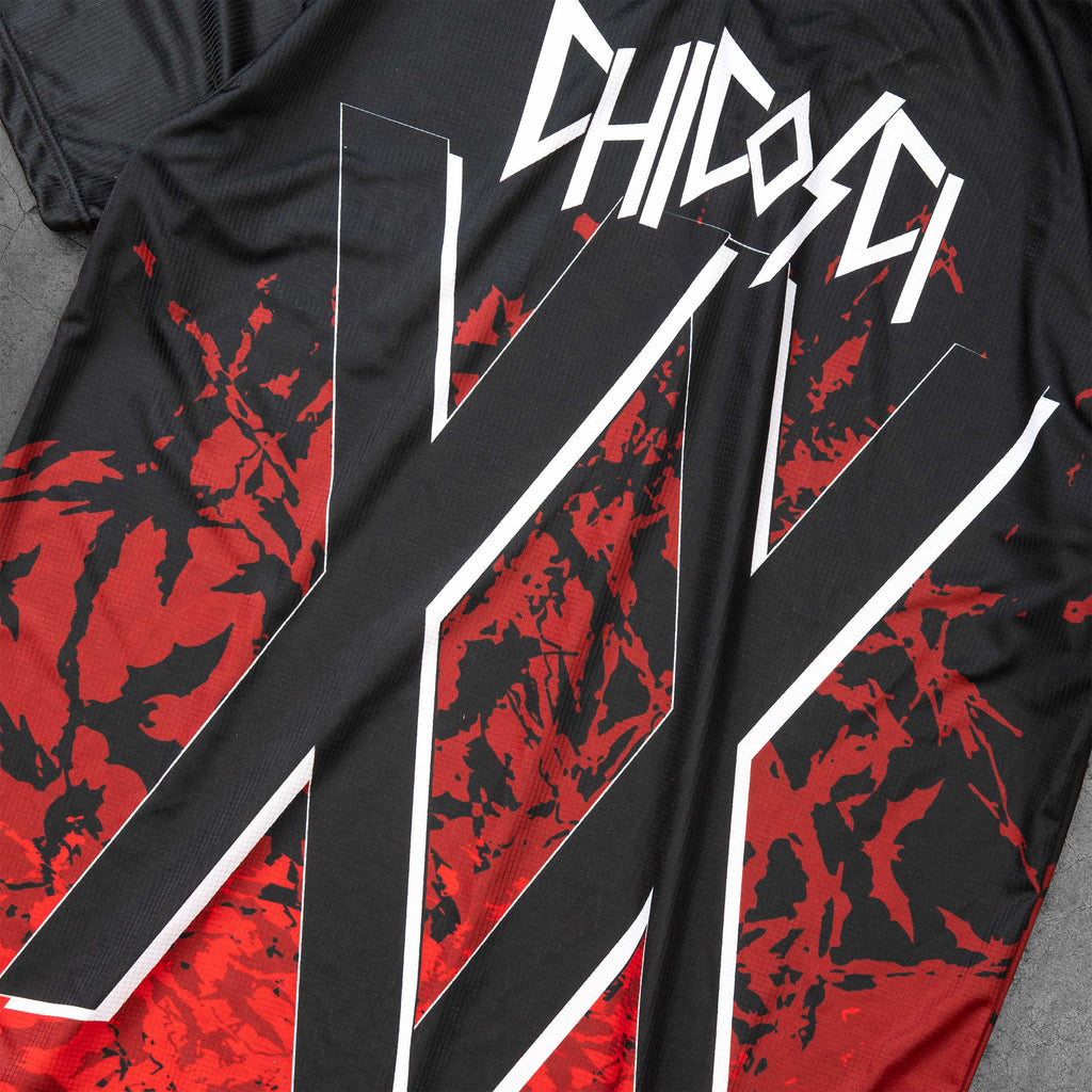 CHICOSCI JERSEY COLLAR RED