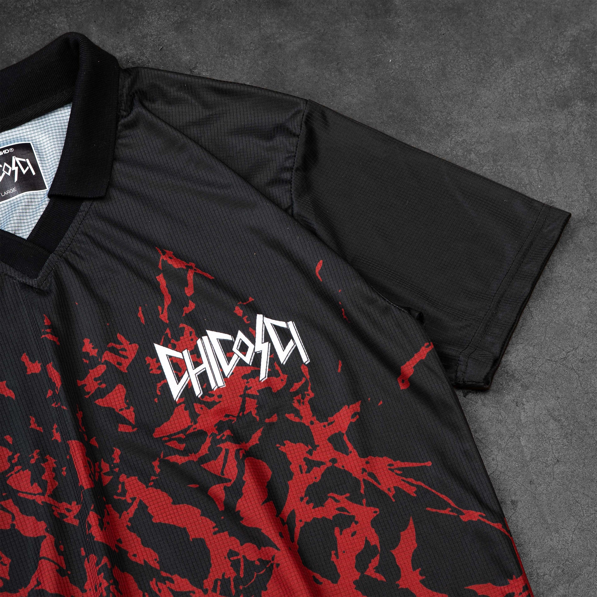 CHICOSCI JERSEY COLLAR RED